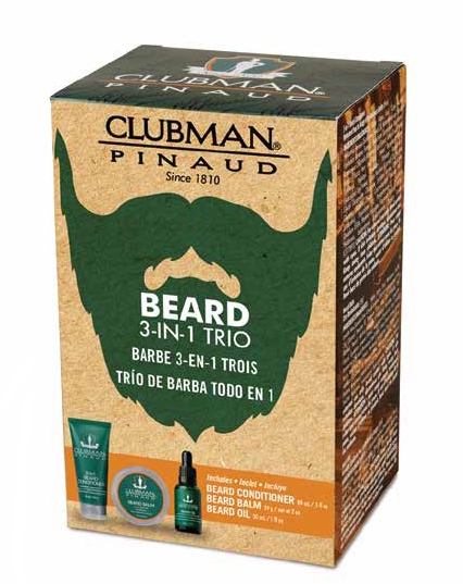 Clubman Pinaud Beard Trio Gift Set