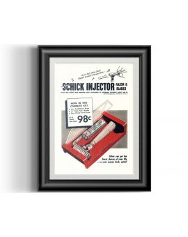Barba Prints - Eversharp Schick Injector G1 Razor A4