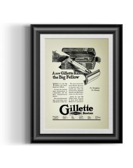 Barba Prints - Gillette Big Fellow A4