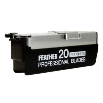 Feather Professional Straight Razor Blades 20-p