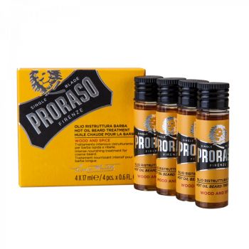Proraso Hot Oil Beard Treatment 4x17 ml