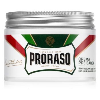 Proraso Pre-Shaving Cream Refreshing and Toning Eucalyptus - barber size