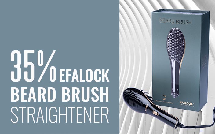 efalock beard brush straightener