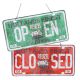 Reuzel Open/Close License Plate