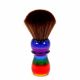 Yaqi Synthetic Pony Shaving Brush Rainbow 26mm (R1821)