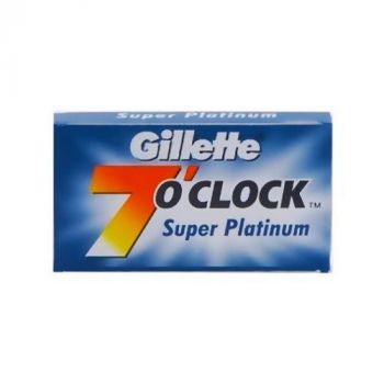 Gillette 7 O'clock Super Platinum Double Edge Razor Blades