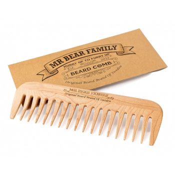 Mr Bear Wooden Comb
