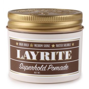 Layrite Superhold Pomade Barber Size - hårvax