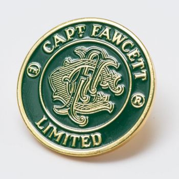 Captain Fawcett Stove Enamel Badge