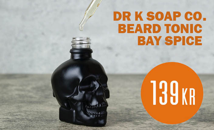 dr k soap co beard tonic bay spice